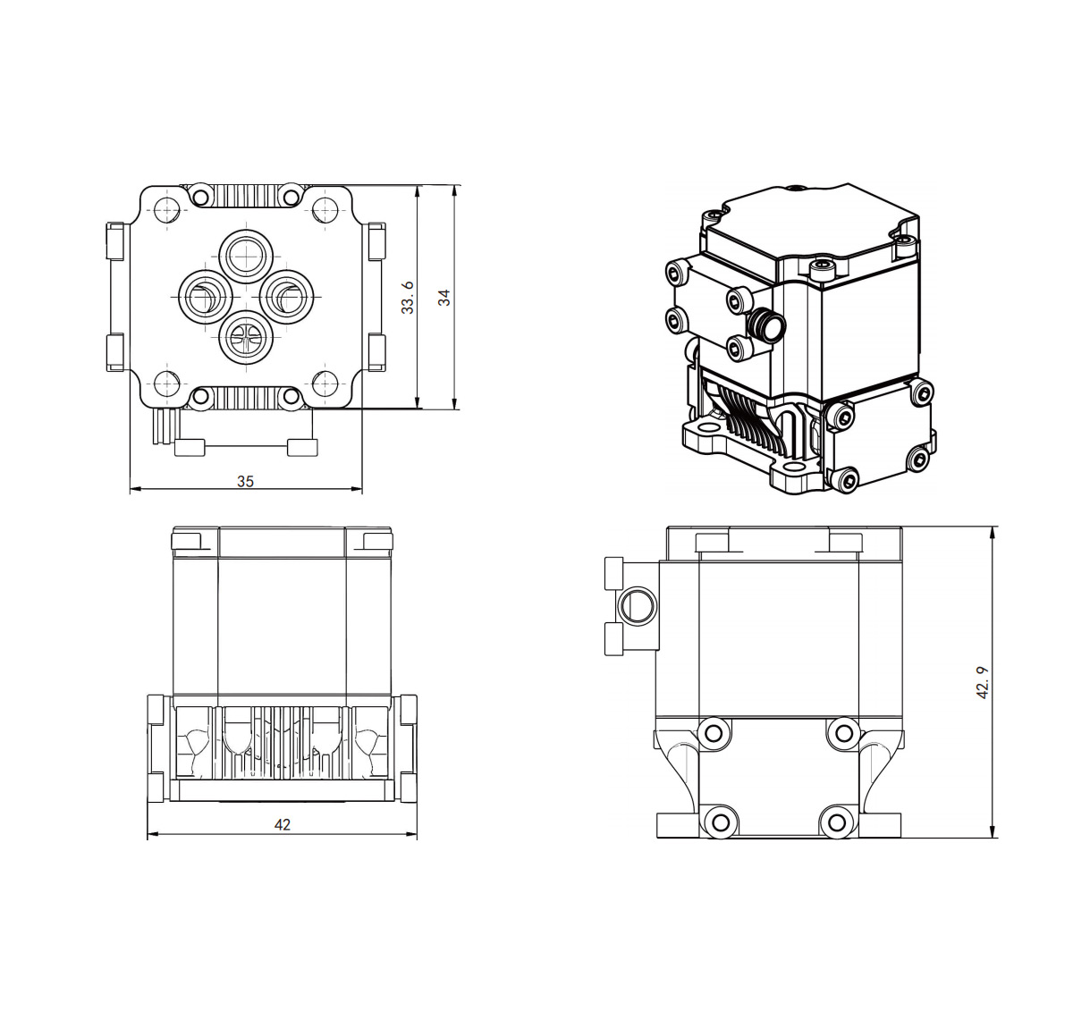 H3e Rotary Direct Drive Servo Valve